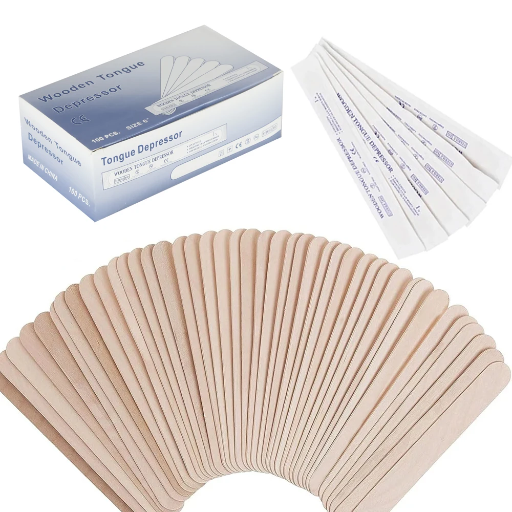 أعواد خشبية للشمع (واكس) مغلفة فردياً